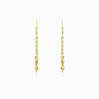 Brillo valis chain gold dangling earrings