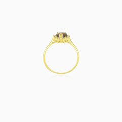 Royal Gelbgold Granat Ring