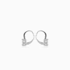 Boucles d’oreilles pendantes en argent sterling avec zircon cubique