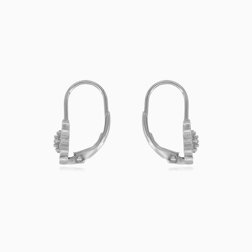 Stříbrné náušnice ve tvaru kapky