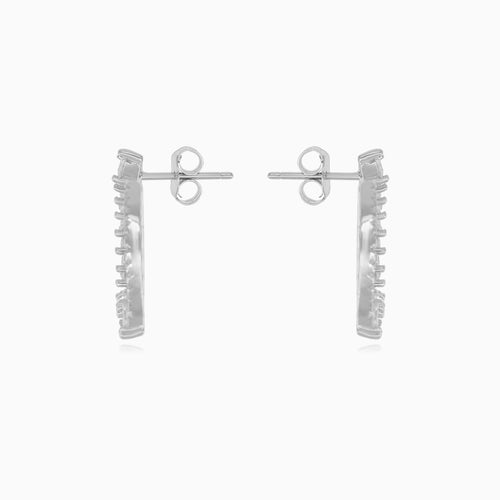 Stříbrné náušnice s olivovými větvičkami