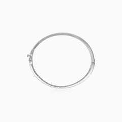 Bracelet jonc en argent sterling avec accents de saphir