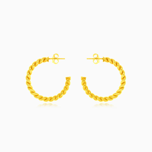 Spirálovité neuzavřené kruhové náušnice