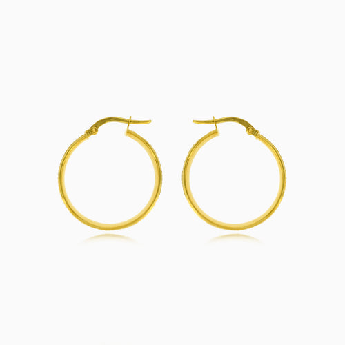 Kruhy ze 14kt žlutého a bílého zlata