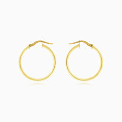 Polierte Eleganz Französischer Verschluss Creolen