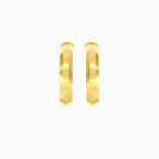 Polierte Eleganz Französischer Verschluss Creolen