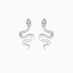 Weißgold-Schlangenanhänger
