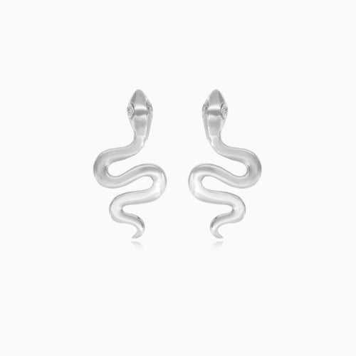 Weißgold-Schlangenanhänger