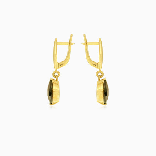 Garnet gold bar elegance