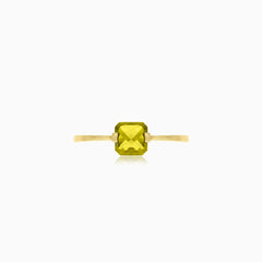 Regaler Edelstein Quadrat-Delight-Ring