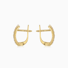 Graceful adornment stylish 14kt earrings