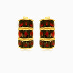 Pendants en or triple radiance