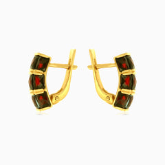 Pendants en or triple radiance