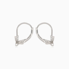 Stříbrné visací náušnice s motýly