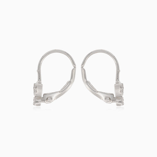 Boucles d’oreilles pendantes en argent sterling avec papillon