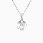 Pendentif en argent Gémeaux