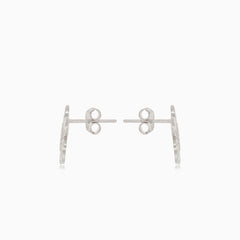 Stříbrné náušnice se slunečními paprsky