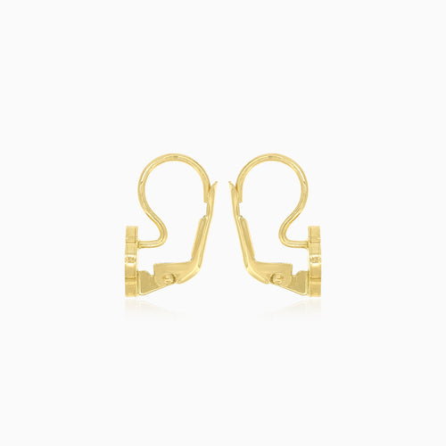 Kleeblatt-Design-Perlen-Tropf-Ohrringe