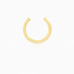 Women minimalist gold earcuff