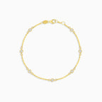 Bracelet femme élégant avec zircon cubique