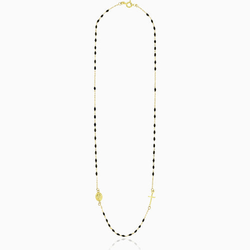 Collier chapelet élégant avec onyx