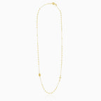 Collier chapelet simple en or