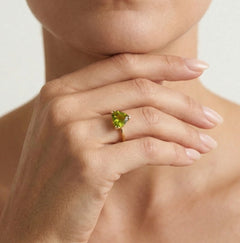 Modavite trilliant gold ring
