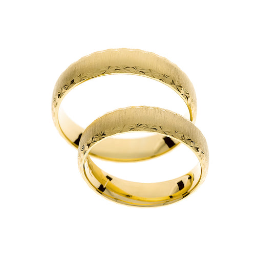 Anillo de boda elegante y detallado