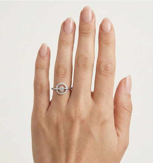 Moderní zásnubní prsten