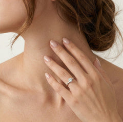 Bague de fiançailles élégante