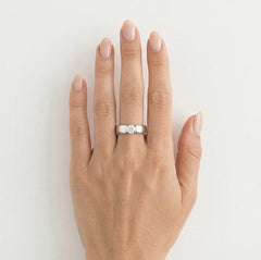 Bague tension en argent