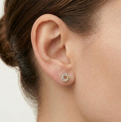 Multicolor diamond radiance stud earrings