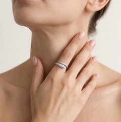 Bague serpent ajustable