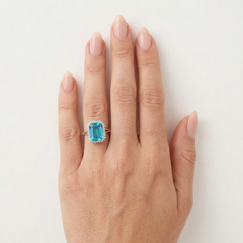 Syntetický turmalínový prsten