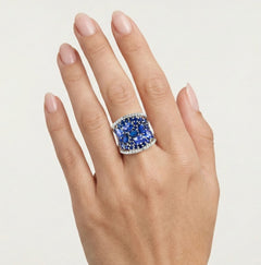 Anillo Paraíso de Zafiro