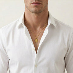 Tschechischer Löwe Gold Anhänger