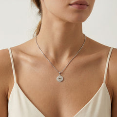 Shiny rose wind pendant