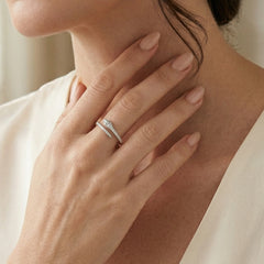 Stilvoller Silberring mit Schlangenmotiv