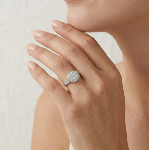 Bague élégante en argent