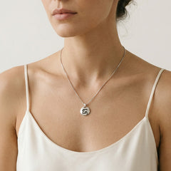 Krebs-Anhänger aus Silber