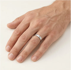 Weißgold-Ewigkeits-Trauring