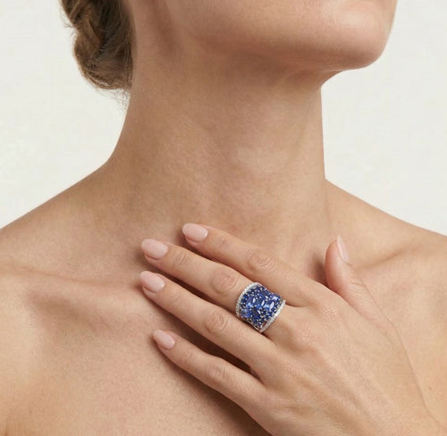 Anillo Paraíso de Zafiro