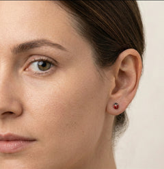 Boucles d’oreilles coccinelle en argent