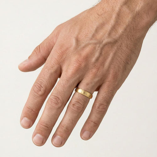 Sada snubních prstenů ze žlutého zlata