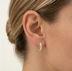 Kubische Gold-Ohrringe