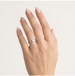 Special white gold wedding rings