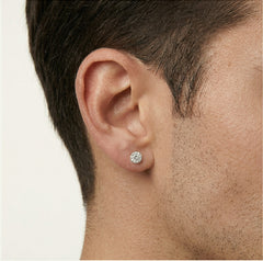 Okouzlující diamantové náušnice z bílého zlata