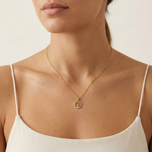 Tiny gold tree of life