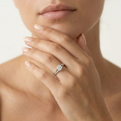 Elegantní stříbrný prsten