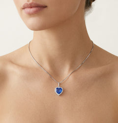 Königliches blaues Herz